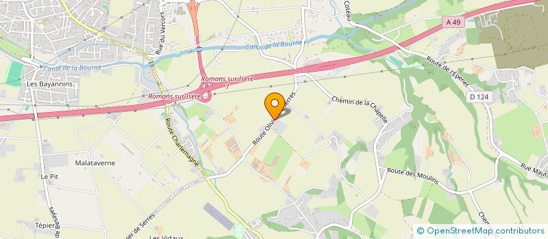 localisation de l'entreprise MADAME AURELIE MEUNIER  ROMANS-SUR-ISERE