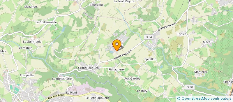 localisation de l'entreprise MADAME AURELIE MEVELLEC à CHAVANAY