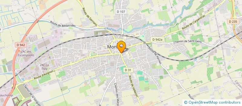 localisation de l'entreprise MADAME AURELIE MICALLEF  LORIOL-DU-COMTAT