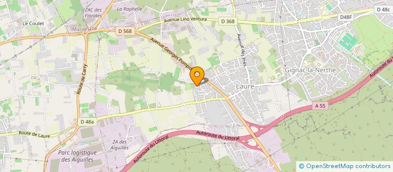 localisation de l'entreprise MADAME AURELIE MICHEL à GIGNAC-LA-NERTHE