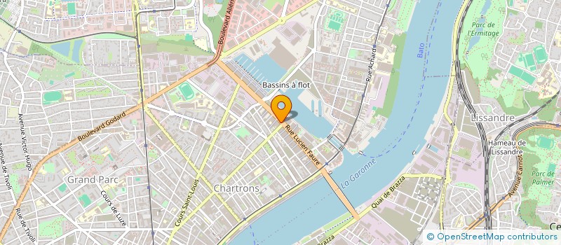 localisation de l'entreprise MADAME AURELIE MICHEL  BORDEAUX