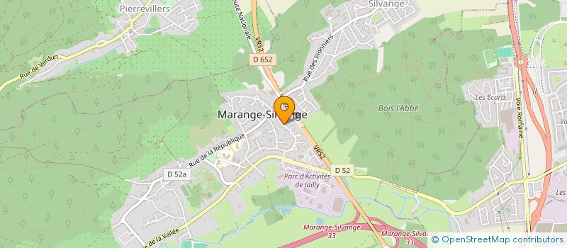 localisation de l'entreprise MADAME AURELIE MICHEL  MARANGE-SILVANGE