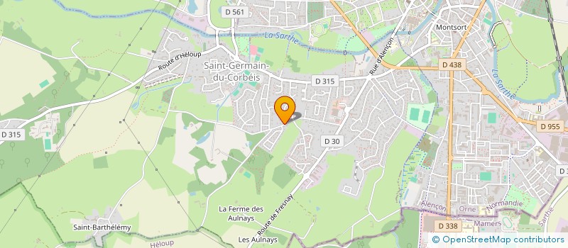 localisation de l'entreprise MADAME AURELIE MICHEL à SAINT-GERMAIN-DU-CORBEIS