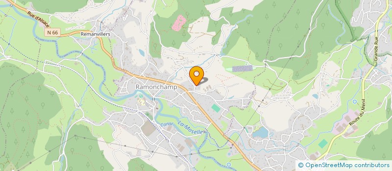 localisation de l'entreprise MADAME AURELIE MICLOT  RAMONCHAMP