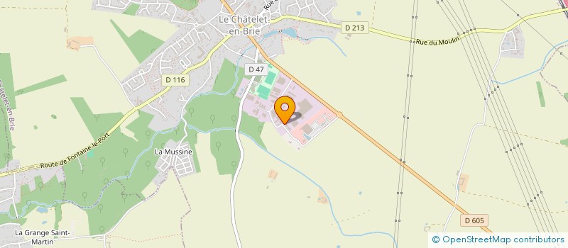 localisation de l'entreprise MADAME AURELIE MIEVILLE  LE CHATELET-EN-BRIE