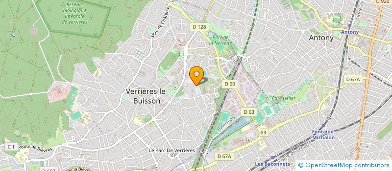 localisation de l'entreprise MADAME AURELIE MILARET à VERRIERES-LE-BUISSON