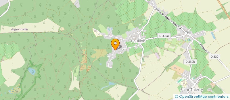 localisation de l'entreprise MADAME AURELIE MILET  POUILLON