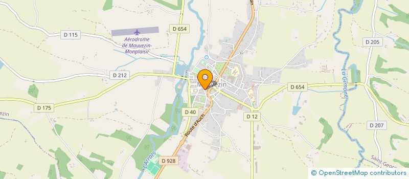 localisation de l'entreprise MADAME AURELIE MILHAS  MAUVEZIN