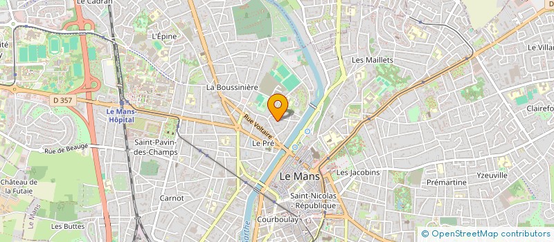 localisation de l'entreprise MADAME AURELIE MILLE  LE MANS