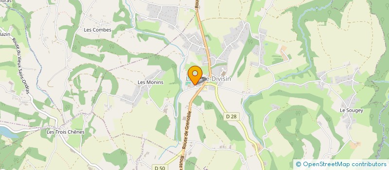 localisation de l'entreprise MADAME AURELIE MILLON  LES ABRETS-EN-DAUPHINE