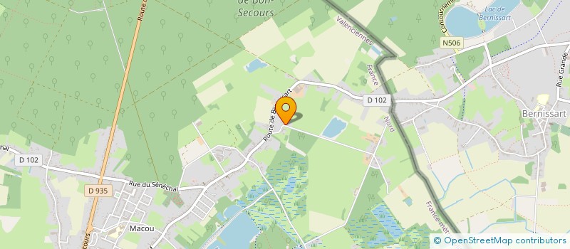 localisation de l'entreprise MADAME AURELIE MILOT  CONDE SUR L ESCAUT