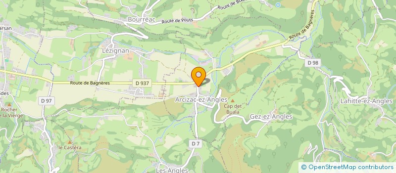 localisation de l'entreprise MADAME AURELIE MIQUEU  ARCIZAC-EZ-ANGLES