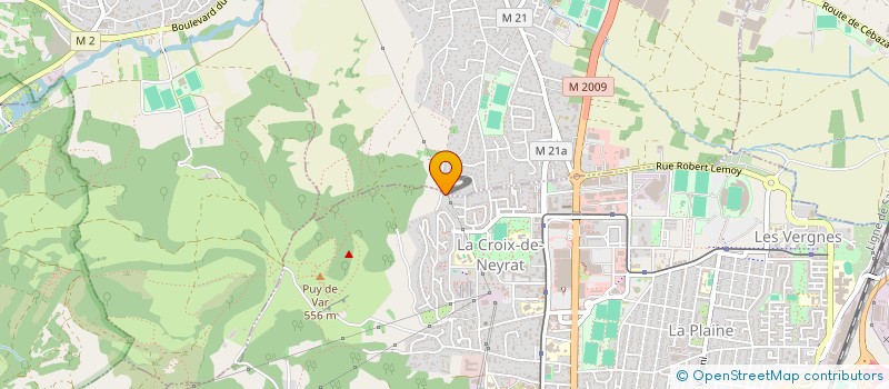 localisation de l'entreprise MADAME AURELIE MIRANDA  CEBAZAT