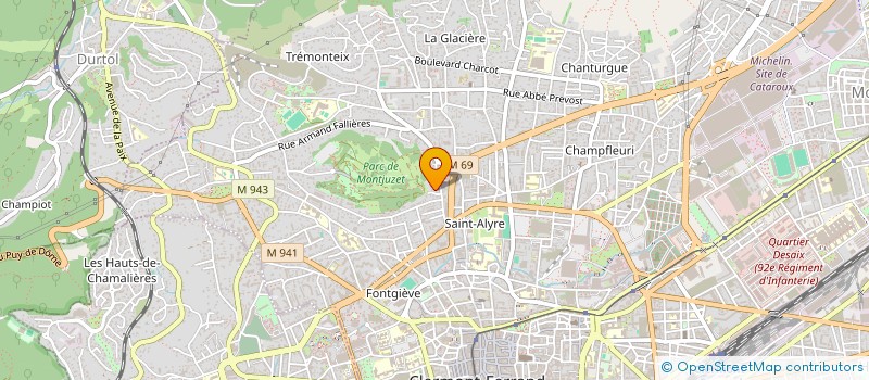 localisation de l'entreprise MADAME AURELIE MME LAURENT à CLERMONT-FERRAND