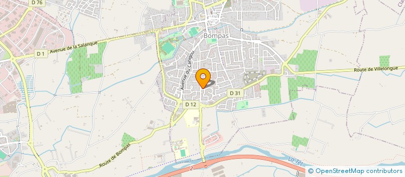 localisation de l'entreprise MADAME AURELIE MOELLO  ST LAURENT DE LA SALANQUE