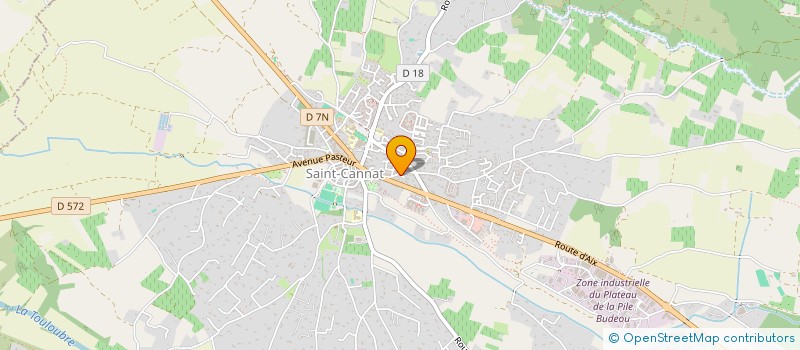 localisation de l'entreprise MADAME AURELIE MOIGNEU  SAINT-CANNAT