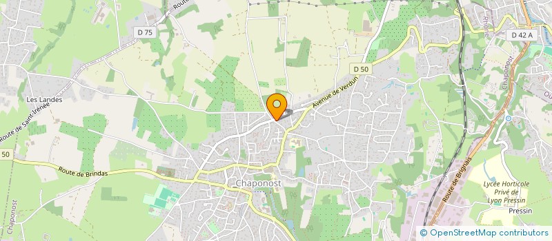 localisation de l'entreprise MADAME AURELIE MONCASSIN  CHAPONOST