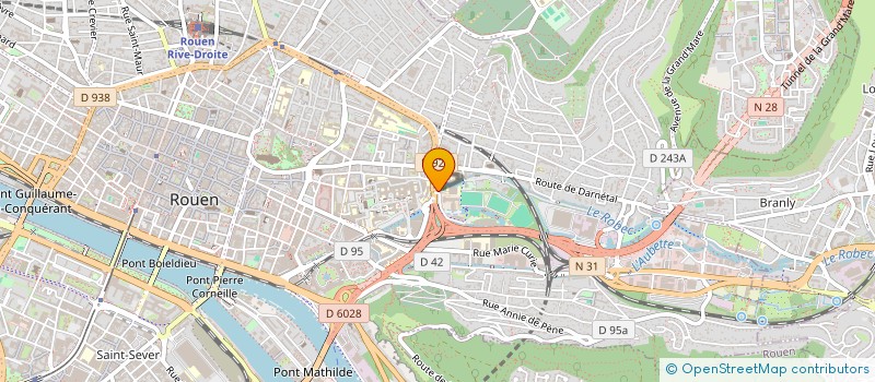 localisation de l'entreprise MADAME AURELIE MONCHABLON  ROUEN