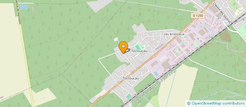 localisation de l'entreprise MADAME AURELIE MONFORTE à PESSAC