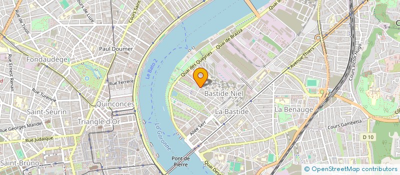 localisation de l'entreprise MADAME AURELIE MONNEREAU  BORDEAUX