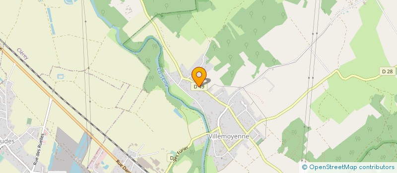 localisation de l'entreprise MADAME AURELIE MONTANDON  VILLEMOYENNE