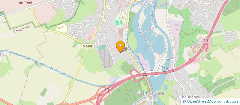 localisation de l'entreprise MADAME AURELIE MONTIEL  TOUL