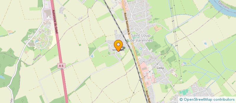 localisation de l'entreprise MADAME AURELIE MONTIN  SAINT-LOUP-DE-VARENNES