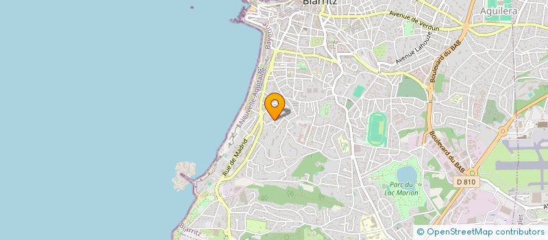 localisation de l'entreprise MADAME AURELIE MORA à BIARRITZ