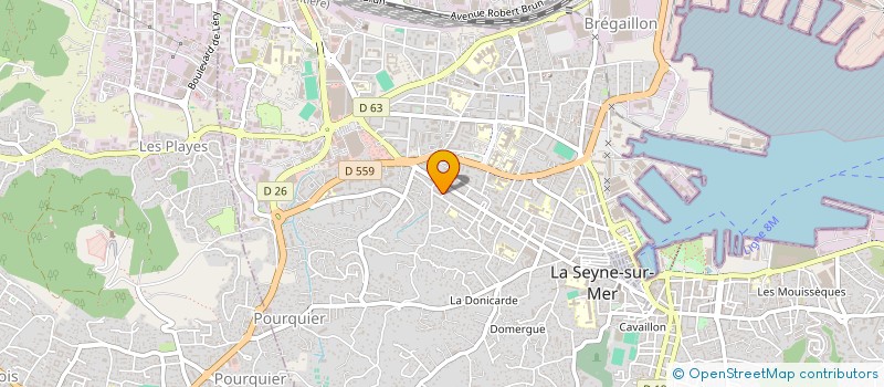 localisation de l'entreprise MADAME AURELIE MORAND à LA SEYNE-SUR-MER