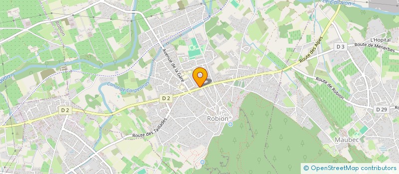 localisation de l'entreprise MADAME AURELIE MOREAU  ROBION