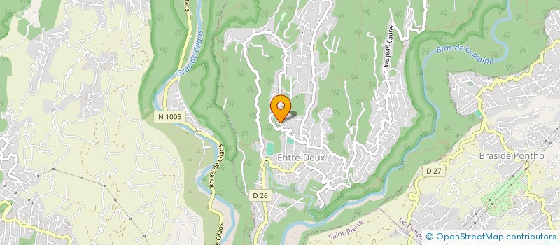 localisation de l'entreprise MADAME AURELIE MOREAU  ENTRE-DEUX