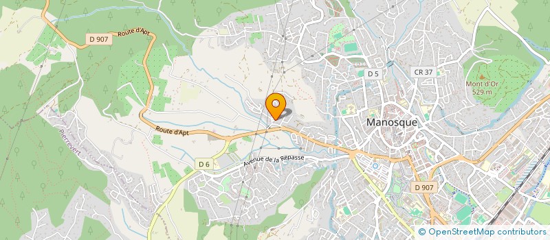 localisation de l'entreprise MADAME AURELIE MOREL à MANOSQUE