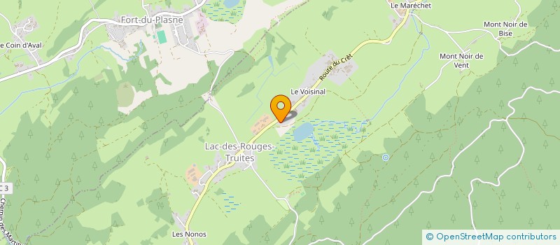 localisation de l'entreprise MADAME AURELIE MOREL  LAC-DES-ROUGES-TRUITES