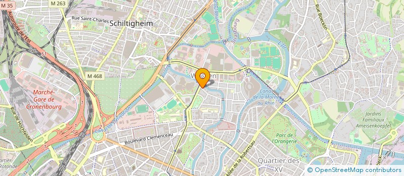 localisation de l'entreprise MADAME AURELIE MORENO à STRASBOURG