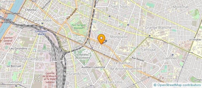 localisation de l'entreprise MADAME AURELIE MORGANT  LYON