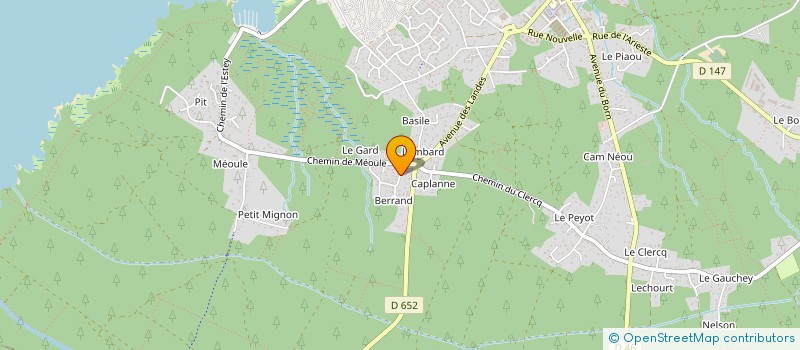 localisation de l'entreprise MADAME AURELIE MOROY  SANGUINET