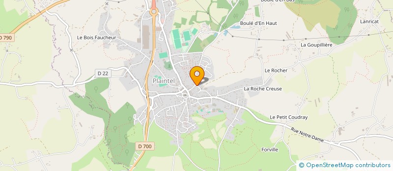 localisation de l'entreprise MADAME AURELIE MORVAN  PLAINTEL