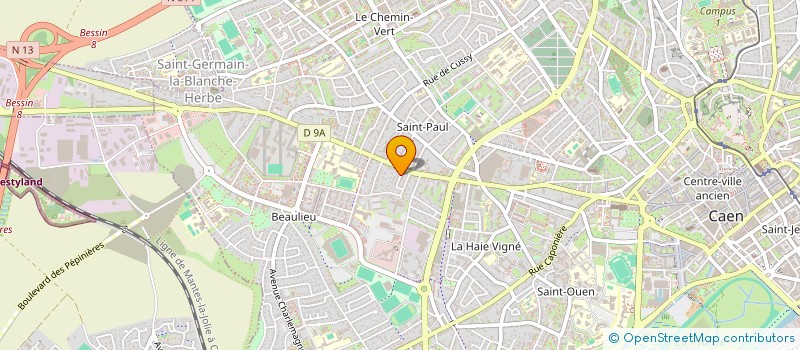 localisation de l'entreprise MADAME AURELIE MOTOUOM KENGNE à CAEN