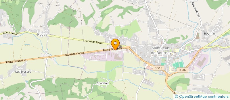 localisation de l'entreprise MADAME AURELIE MOULIN  SAINT-JEAN-DE-BOURNAY