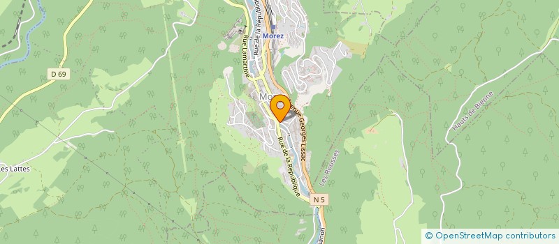 localisation de l'entreprise MADAME AURELIE MOULIN  HAUTS DE BIENNE