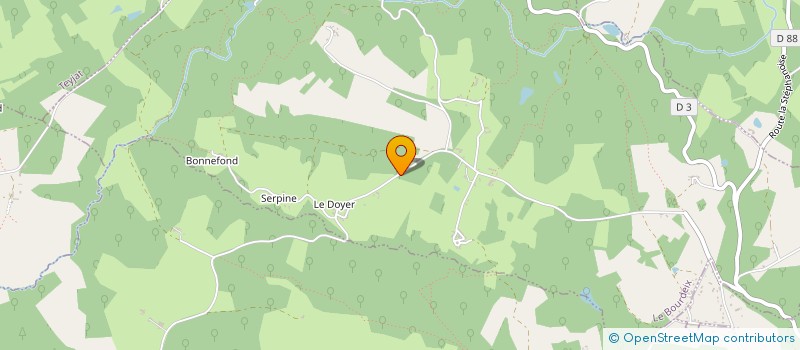 localisation de l'entreprise MADAME AURELIE MOULINIER  ST-FRONT-LA-RIVIERE