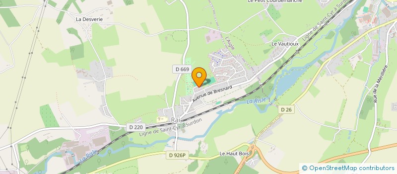 localisation de l'entreprise MADAME AURELIE MOUSSET à RAI