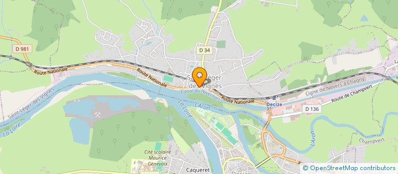 localisation de l'entreprise MADAME AURELIE MULLER  SAINT-LEGER-DES-VIGNES