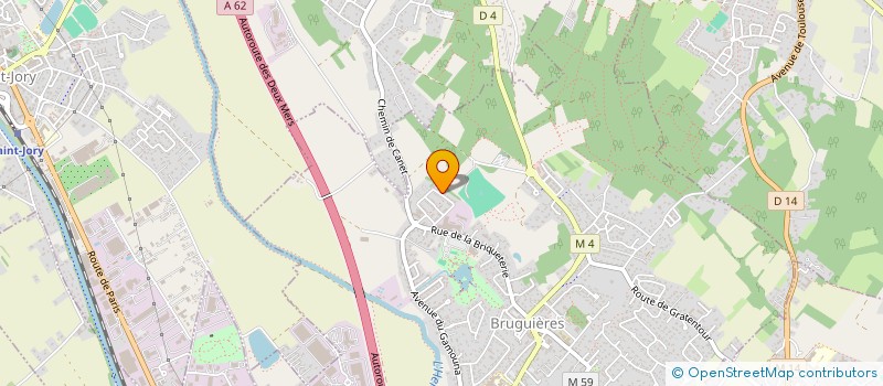 localisation de l'entreprise MADAME AURELIE MURAT  BRUGUIERES