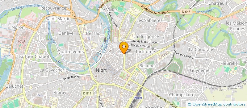 localisation de l'entreprise MADAME AURELIE MURILLO à NIORT