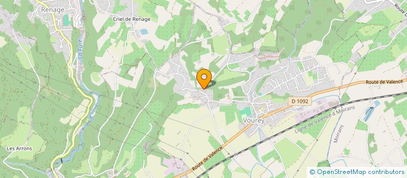 localisation de l'entreprise MADAME AURELIE MYARD  VOUREY