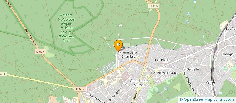 localisation de l'entreprise MADAME AURELIE MYOTTE DUQUET  FONTAINEBLEAU