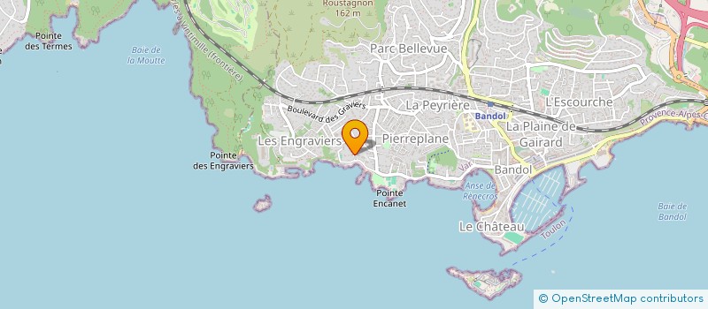 localisation de l'entreprise MADAME AURELIE NAFERVILLE à BANDOL