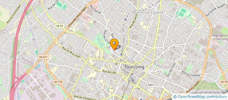 localisation de l'entreprise MADAME AURELIE NANFAH MOYOPO  TOURCOING