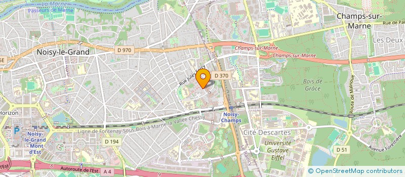 localisation de l'entreprise MADAME AURELIE NAPOL  NOISY-LE-GRAND